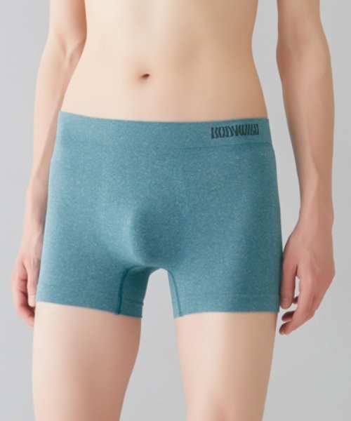 BODY WILD（ボディーワイルド）の「BODY WILD/ボディワイルド ボクサーパンツ 3D-BOXER 杢調（ボクサーパンツ・メンズ・ブラック系その他/オレンジ系その他/ブルー系その他3/ブルーグリーン/パープル・MEDIUM/LARGE/X-LARGE）」の2枚目の写真