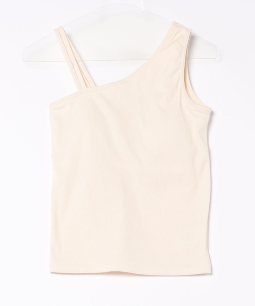 apres jour clair（アプレジュールクレア）の「【apres jour clair】カップ付アシメデザインタンクトップ【ZOZOTOWN限定アイテム】（キャミソール・レディース・ブラウン系その他/アイボリー・フリー/X-LARGE）」の17枚目の写真