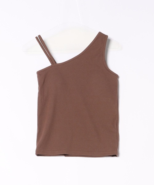 apres jour clair（アプレジュールクレア）の「【apres jour clair】カップ付アシメデザインタンクトップ【ZOZOTOWN限定アイテム】（キャミソール・レディース・ブラウン系その他/アイボリー・フリー/X-LARGE）」の18枚目の写真