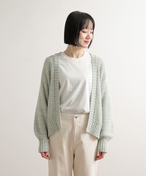テープヤーンMIXカーディガン URBAN RESEARCH DOORS（アーバンリサーチドアーズ）の「テープ