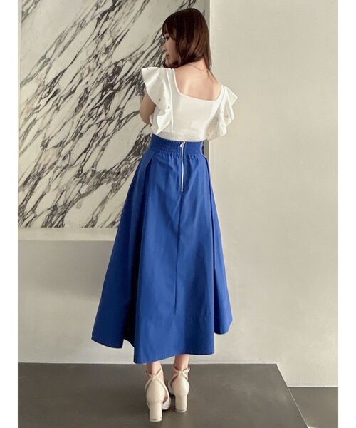 dazzlin(ダズリン)の「ラッフルビジューニットトップス(ニット/セーター・レディース・オフホワイト/ネイビー/ピンク/ブルー/レッド・FREE)」の19枚目の写真