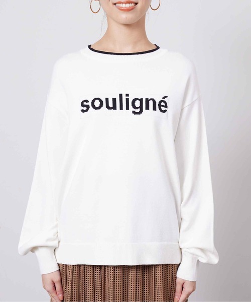 Chez toi(シェトワ)の「ロゴニットプルオーバー(ニット/セーター・レディース・イエロー/グリーン/オフホワイト/ブラック・FREE)」の17枚目の写真