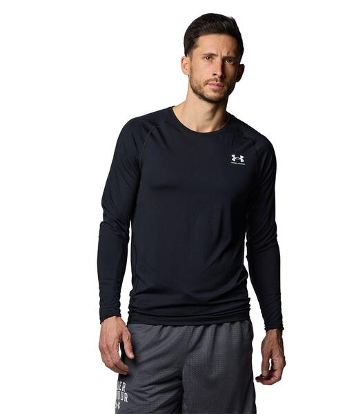 UNDER ARMOUR(アンダーアーマー)の「UAヒートギア フィッティド ロングスリーブ シャツ(トレーニング/メンズ)(Tシャツ/カットソー・メンズ・ブラック・S/XXL/XL/L/M/3XL)」の1枚目の写真