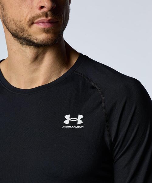 UNDER ARMOUR(アンダーアーマー)の「UAヒートギア フィッティド ロングスリーブ シャツ(トレーニング/メンズ)(Tシャツ/カットソー・メンズ・ブラック・S/XXL/XL/L/M/3XL)」の4枚目の写真