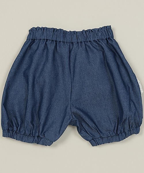 sense of wonder(センスオブワンダー)の「いちごショートパンツ(デニムパンツ・キッズ・ネイビー・80cm/90cm/100cm/110cm/120cm)」の2枚目の写真