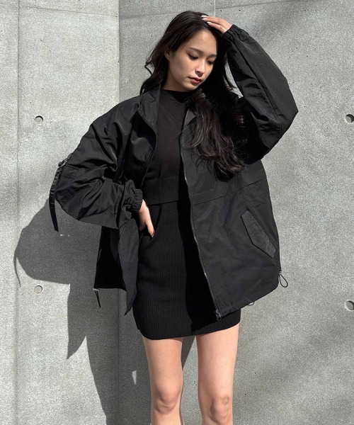 ENVYM（アンビー）の「ナイロンジャケット（ナイロンジャケット・レディース・ピンク/ベージュ/ブラック・SMALL/MEDIUM）」の19枚目の写真