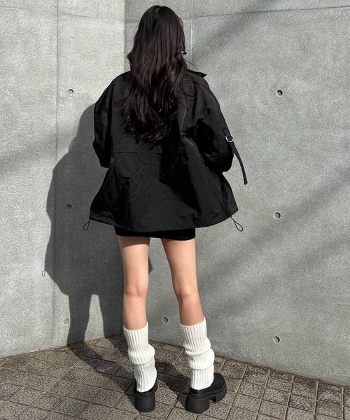 ENVYM（アンビー）の「ナイロンジャケット（ナイロンジャケット・レディース・ピンク/ベージュ/ブラック・SMALL/MEDIUM）」の21枚目の写真