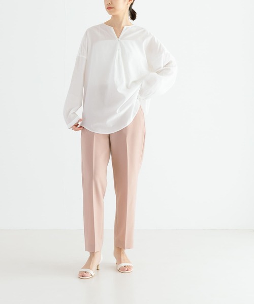 URBAN RESEARCH（アーバンリサーチ）の「ストレッチコンパクトストレートパンツ（その他パンツ・レディース・ピンク/ブラック/オフホワイト・36/34/38）」の8枚目の写真