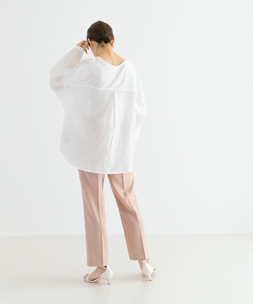 URBAN RESEARCH（アーバンリサーチ）の「ストレッチコンパクトストレートパンツ（その他パンツ・レディース・ピンク/ブラック/オフホワイト・36/34/38）」の9枚目の写真