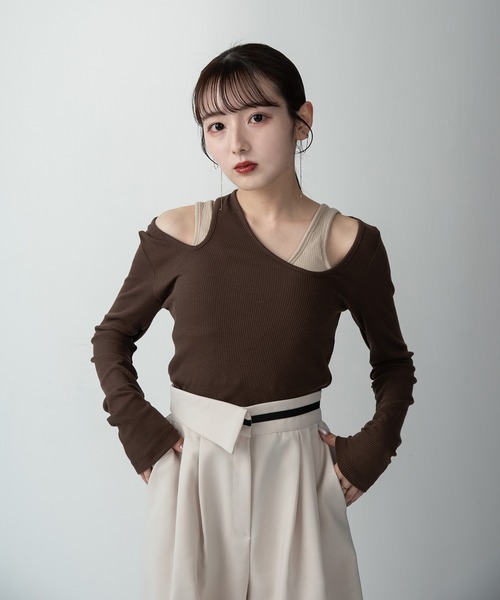 Amiur（エミレ）の「nuance neck line tops / ニュアンスネック