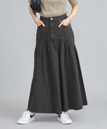 コットンツイルフレアスカート