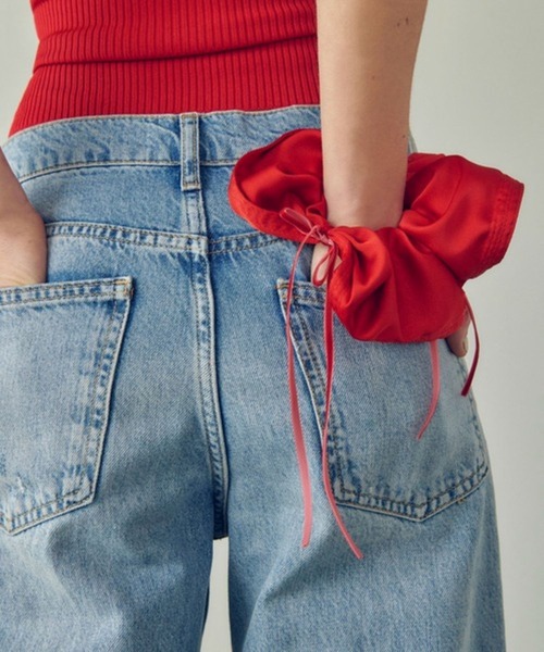 GOLDY（ゴールディ）の「【GOLDY】リボン ハング ビッグ シュシュ 6240201（シュシュ・レディース・クリーム/ブラック/ピンク/レッド・FREE）」の20枚目の写真