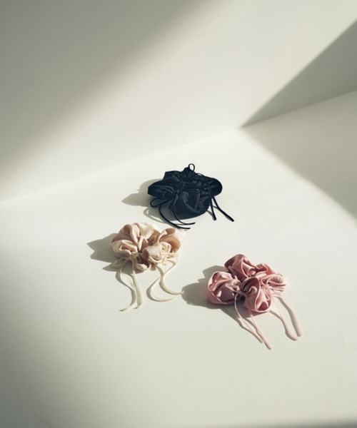 セール】【GOLDY】リボン ハング ビッグ シュシュ 6240201（シュシュ