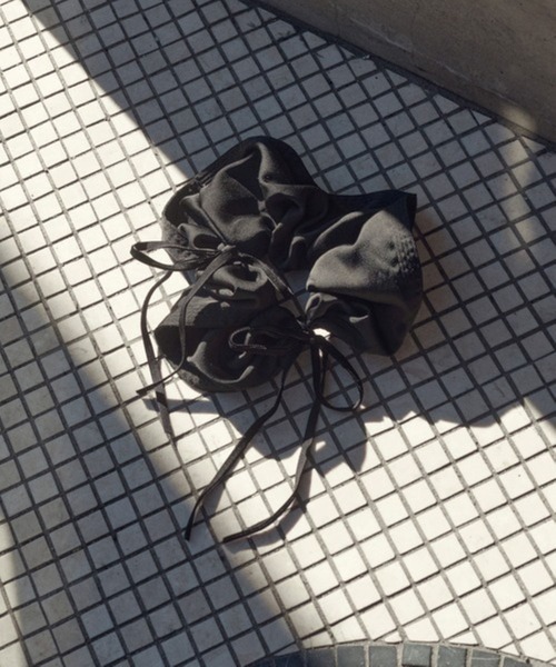 GOLDY（ゴールディ）の「【GOLDY】リボン ハング ビッグ シュシュ 6240201（シュシュ・レディース・クリーム/ブラック/ピンク/レッド・FREE）」の8枚目の写真