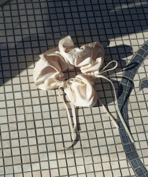 GOLDY（ゴールディ）の「【GOLDY】リボン ハング ビッグ シュシュ 6240201（シュシュ・レディース・クリーム/ブラック/ピンク/レッド・FREE）」の13枚目の写真