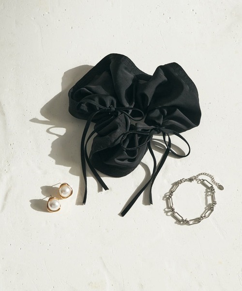 GOLDY（ゴールディ）の「【GOLDY】リボン ハング ビッグ シュシュ 6240201（シュシュ・レディース・クリーム/ブラック/ピンク/レッド・FREE）」の7枚目の写真