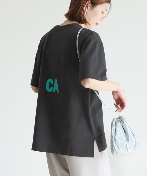 reca(レカ)の「前後ロゴプリントTシャツ(Tシャツ/カットソー・レディース・ホワイト系その他/ベージュ系その他/ホワイト系その他2/グレー系その他・FREE)」の13枚目の写真