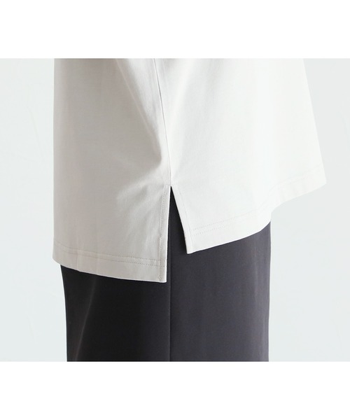 reca(レカ)の「前後ロゴプリントTシャツ(Tシャツ/カットソー・レディース・ホワイト系その他/ベージュ系その他/ホワイト系その他2/グレー系その他・FREE)」の6枚目の写真