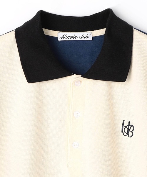 超希少◎】VTWELVE ポロシャツ ビックロゴ バイカラー 美品 完売