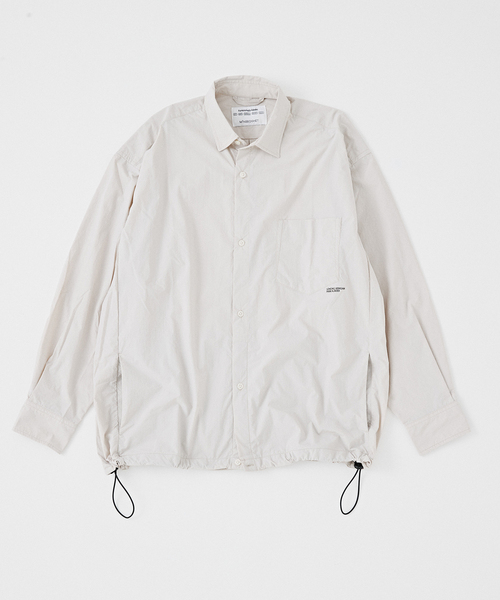 B.C STOCK（ベーセーストック）の「OLIVEDRAB オーバーシャツ（シャツ/ブラウス・メンズ・ブラック系その他/グレー・LARGE/MEDIUM）」の2枚目の写真