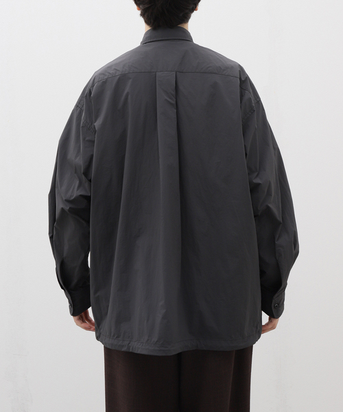 B.C STOCK（ベーセーストック）の「OLIVEDRAB オーバーシャツ（シャツ/ブラウス・メンズ・ブラック系その他/グレー・LARGE/MEDIUM）」の6枚目の写真