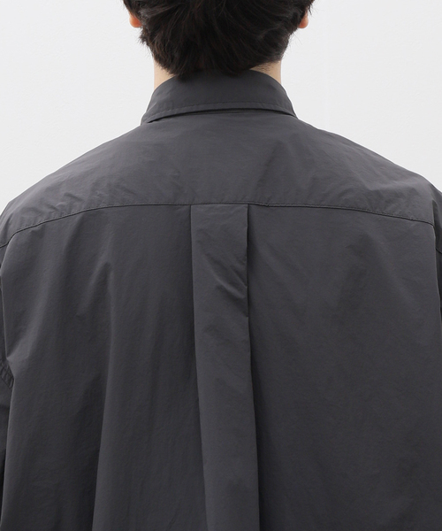 B.C STOCK（ベーセーストック）の「OLIVEDRAB オーバーシャツ（シャツ/ブラウス・メンズ・ブラック系その他/グレー・LARGE/MEDIUM）」の8枚目の写真