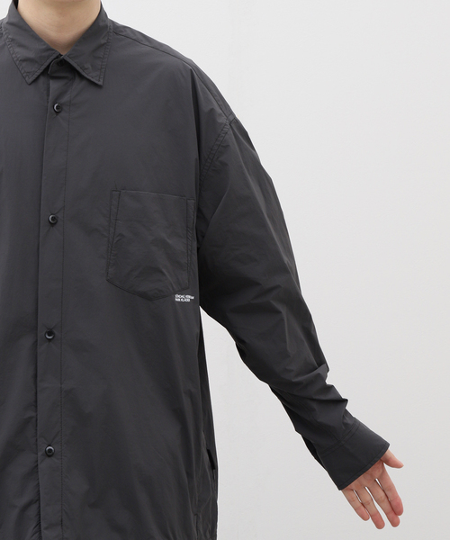 B.C STOCK（ベーセーストック）の「OLIVEDRAB オーバーシャツ（シャツ/ブラウス・メンズ・ブラック系その他/グレー・LARGE/MEDIUM）」の9枚目の写真