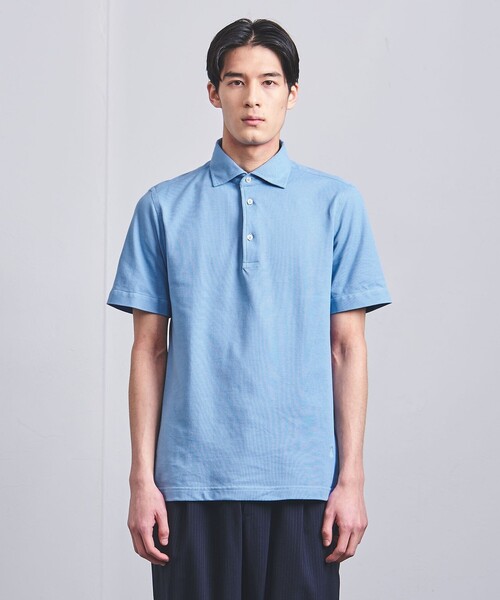 GUY ROVER(ギローバー)の「【別注】<GUY ROVER> カノコ ポロシャツ(ポロシャツ・メンズ・ライトブルー/オレンジ/ホワイト/モカ/ネイビー・L/XL/M/S)」の13枚目の写真