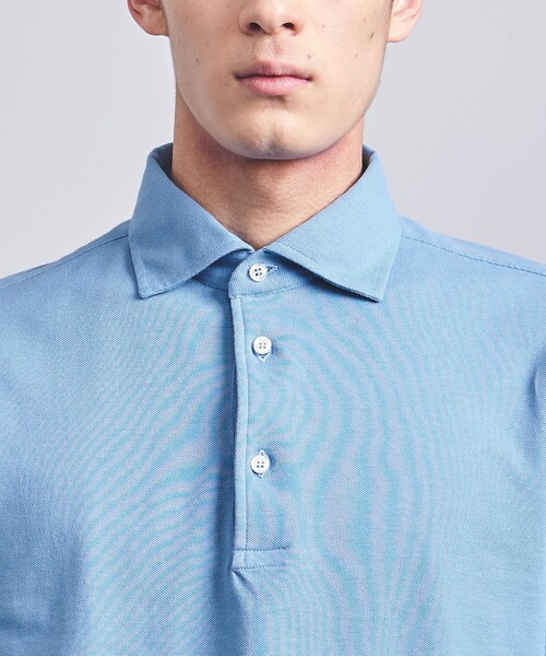 GUY ROVER(ギローバー)の「【別注】<GUY ROVER> カノコ ポロシャツ(ポロシャツ・メンズ・ライトブルー/オレンジ/ホワイト/モカ/ネイビー・L/XL/M/S)」の16枚目の写真