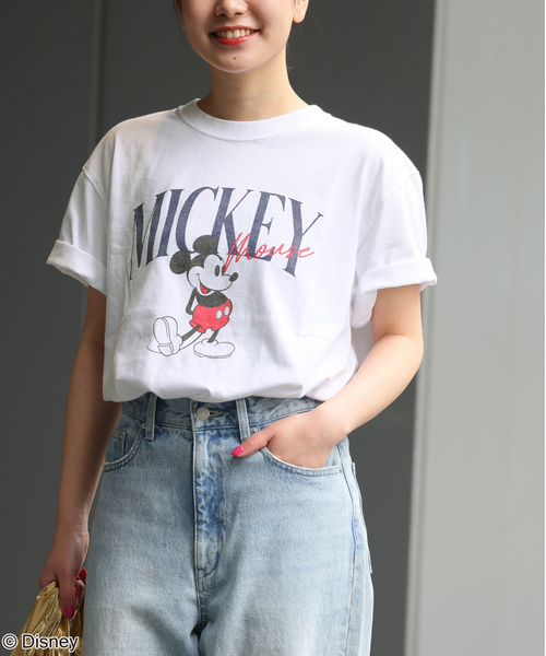追加》【GOOD ROCK SPEED】＜MICKEY MOUSE＞TEE：Tシャツ（T