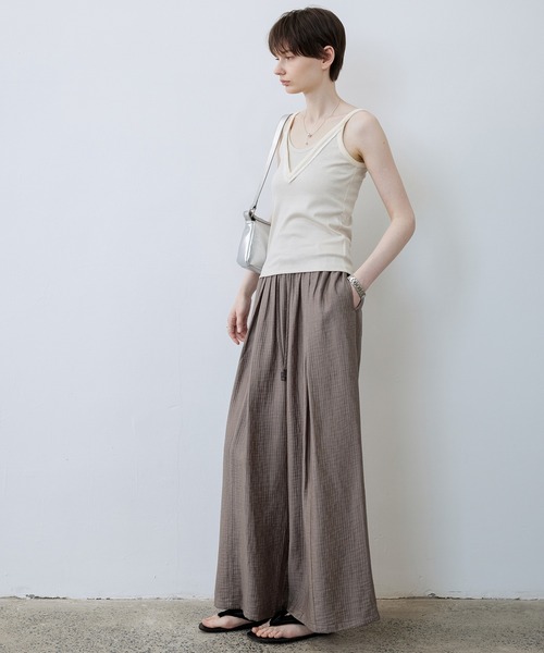 tageechita(タジチタ)の「【tageechita】ワッシャーイージーパンツ(その他パンツ・レディース・ベージュ/モカ・S/M/L)」の15枚目の写真