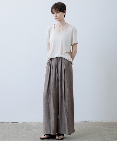tageechita(タジチタ)の「【tageechita】ワッシャーイージーパンツ(その他パンツ・レディース・ベージュ/モカ・S/M/L)」の11枚目の写真