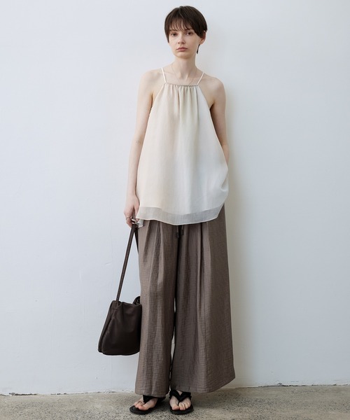 tageechita(タジチタ)の「【tageechita】ワッシャーイージーパンツ(その他パンツ・レディース・ベージュ/モカ・S/M/L)」の5枚目の写真