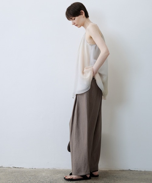 tageechita(タジチタ)の「【tageechita】ワッシャーイージーパンツ(その他パンツ・レディース・ベージュ/モカ・S/M/L)」の4枚目の写真
