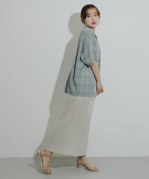 SENSE OF PLACE by URBAN RESEARCH(センスオブプレイスバイアーバンリサーチ)の「『ユニセックス』『洗濯可』クロシェライクニットカーディガン(カーディガン/ボレロ・メンズ・ブラック/ブラウン/ライトカーキ・MEDIUM/LARGE)」の20枚目の写真