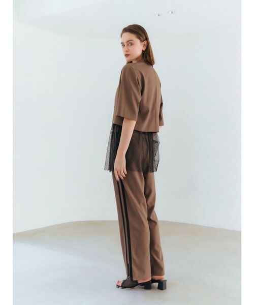 YECCA VECCA(イェッカヴェッカ)の「サイドラインストレートパンツ(その他パンツ・レディース・モカ/ベージュ・M/S)」の20枚目の写真