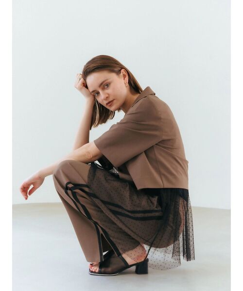YECCA VECCA(イェッカヴェッカ)の「サイドラインストレートパンツ(その他パンツ・レディース・モカ/ベージュ・M/S)」の22枚目の写真