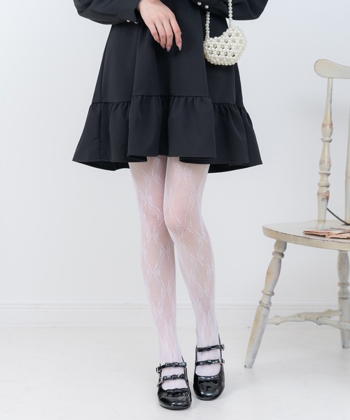 ブラックタイツ　紫リボン 610jDeY12VL._UY1000_.jpg