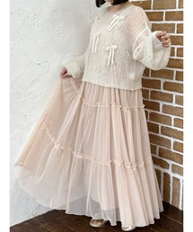 merry jenny | ドロストチュールキャミワンピース(ワンピース)