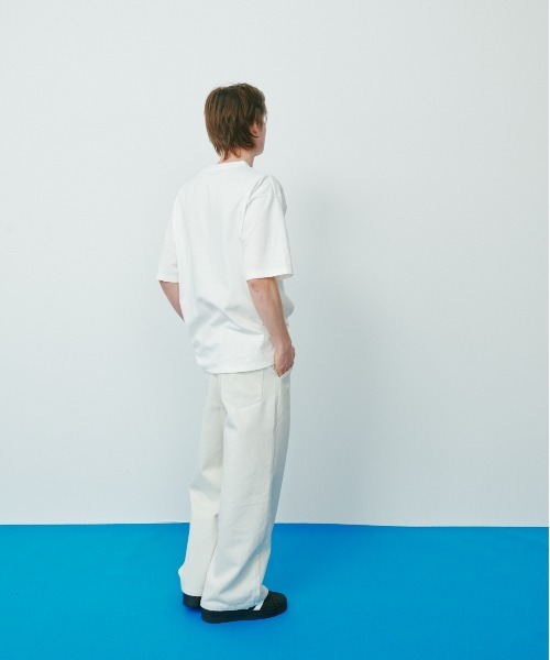 KACCO(カッコ)の「《ユニセックスアイテム》LOOSE BAGGY DENIM / ルーズバギーデニム(デニムパンツ・メンズ・ホワイト/ブラック/ブルー・LARGE/MEDIUM/SMALL)」の7枚目の写真