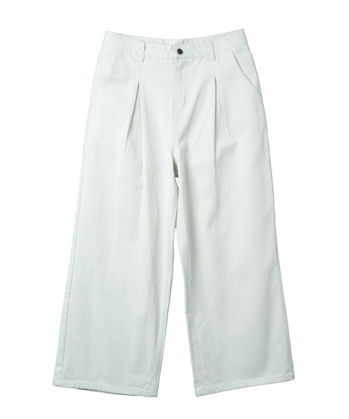 KACCO(カッコ)の「《ユニセックスアイテム》LOOSE BAGGY DENIM / ルーズバギーデニム(デニムパンツ・メンズ・ホワイト/ブラック/ブルー・LARGE/MEDIUM/SMALL)」の18枚目の写真