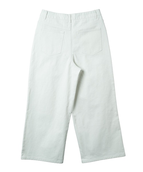 KACCO(カッコ)の「《ユニセックスアイテム》LOOSE BAGGY DENIM / ルーズバギーデニム(デニムパンツ・メンズ・ホワイト/ブラック/ブルー・LARGE/MEDIUM/SMALL)」の19枚目の写真