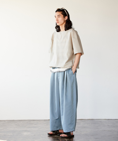 JOURNAL STANDARD(ジャーナルスタンダード)の「COOL DOTS / クールドッツ スピンドルTシャツ(Tシャツ/カットソー・メンズ・オートミール/サックスブルー/オリーブ/ブラック・LARGE/MEDIUM/SMALL)」の21枚目の写真