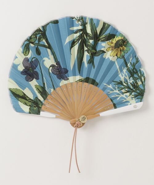 manipuri（マニプリ）の「MANIPURI / プリント扇子（扇子/うちわ・レディース・コバルトブルー・FREE）」の3枚目の写真