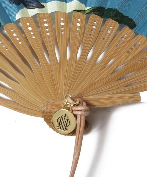 manipuri（マニプリ）の「MANIPURI / プリント扇子（扇子/うちわ・レディース・コバルトブルー・FREE）」の5枚目の写真