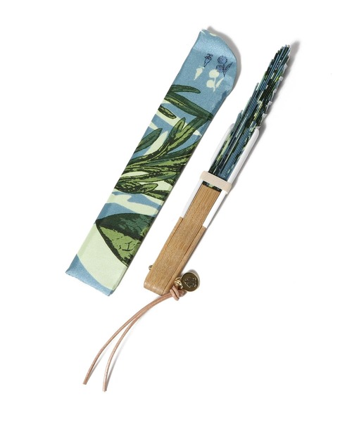 manipuri（マニプリ）の「MANIPURI / プリント扇子（扇子/うちわ・レディース・コバルトブルー・FREE）」の4枚目の写真