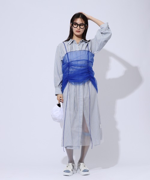 ENIM BY VICKY(エニムバイビッキー)の「メッシュスポーツ厚底サンダル(サンダル・レディース・ホワイト/ブラック・S/LL/L/M)」の17枚目の写真