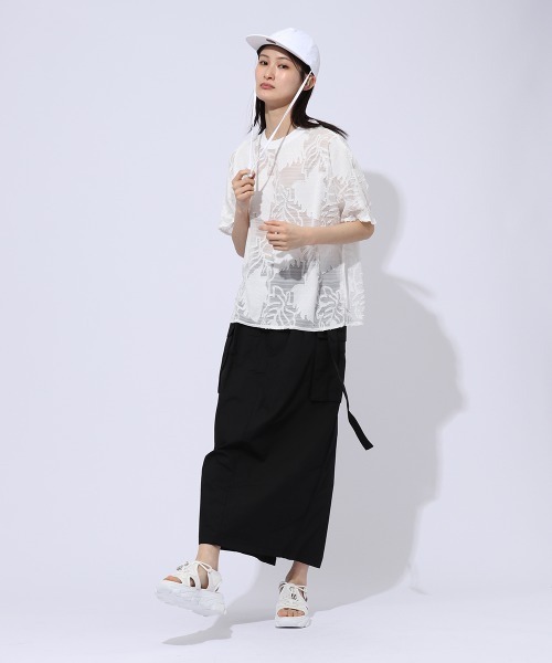 ENIM BY VICKY(エニムバイビッキー)の「メッシュスポーツ厚底サンダル(サンダル・レディース・ホワイト/ブラック・S/LL/L/M)」の14枚目の写真