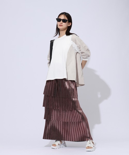 ENIM BY VICKY(エニムバイビッキー)の「メッシュスポーツ厚底サンダル(サンダル・レディース・ホワイト/ブラック・S/LL/L/M)」の5枚目の写真
