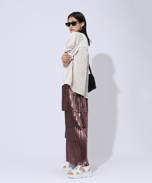 ENIM BY VICKY(エニムバイビッキー)の「メッシュスポーツ厚底サンダル(サンダル・レディース・ホワイト/ブラック・S/LL/L/M)」の7枚目の写真